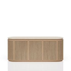 Stone Top and Rope Front Server