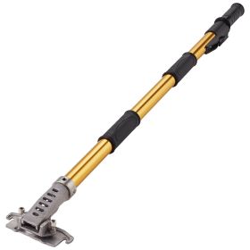 VEVOR Drywall Flat Box Handle; 40''-64''; Anodized Aluminum Flat Finishing Extension Handle; 5-Section Length Adjustable; Non-slip Grip and 360°
