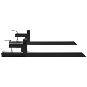 VEVOR Pallet Forks, 2000 lbs Capacity Clamp on Pallet Forks, 43" Tractor Bucket Forks, Heavy Duty Front Loader Attachment for Tractor, Skid Steer