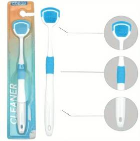 A Soft And Gentle Adult Tongue Brush That Effectively Removes Bad Breath, Effectively Removes Plaque, Freshens Breath, And Cares For Gum Health - (Option: 1PCS)