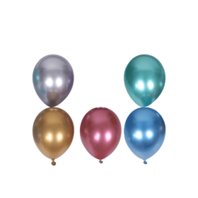 10-Inch Thickened Metallic Latex Balloon Wedding Party Decoration Metallic Chrome Balloon Birthday Party And Party Supplies (Ballon Size: 10inch, Color: MULTI)