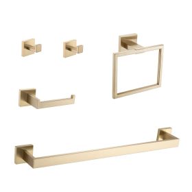 5 - Piece Bathroom Hardware Accessories Set (Color: As Pic)